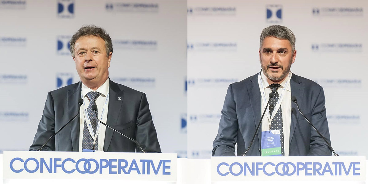 Confcooperative, Mercuri e Marcocci sono i nuovi vicepresidenti